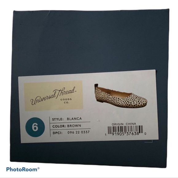 Universal Thread Animal Print Flats Leopard Ballet Flats Multicolor Size 6 - Picture 8 of 15